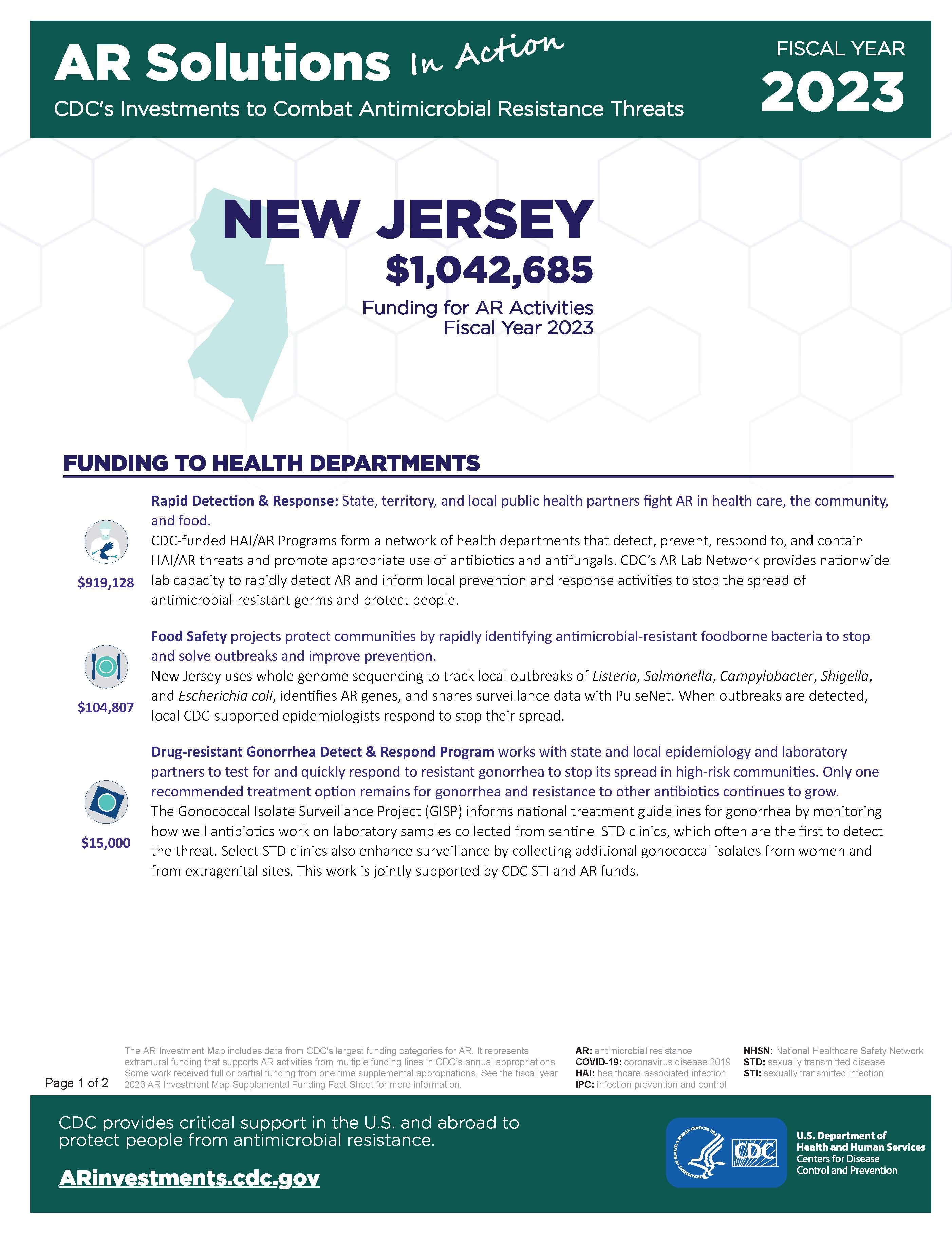 View Factsheet for New Jersey